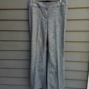 NWT Loft Tweed Linen Blend Julie Trouser Size 8